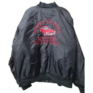 Hartwell Sports Nylon Jacket XXL Mustang Houston Embroidered Back - Made In USA